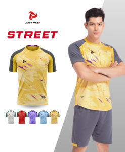 Bộ Quần Áo Bóng Đá Just Play - JP STREET – Màu Vàng