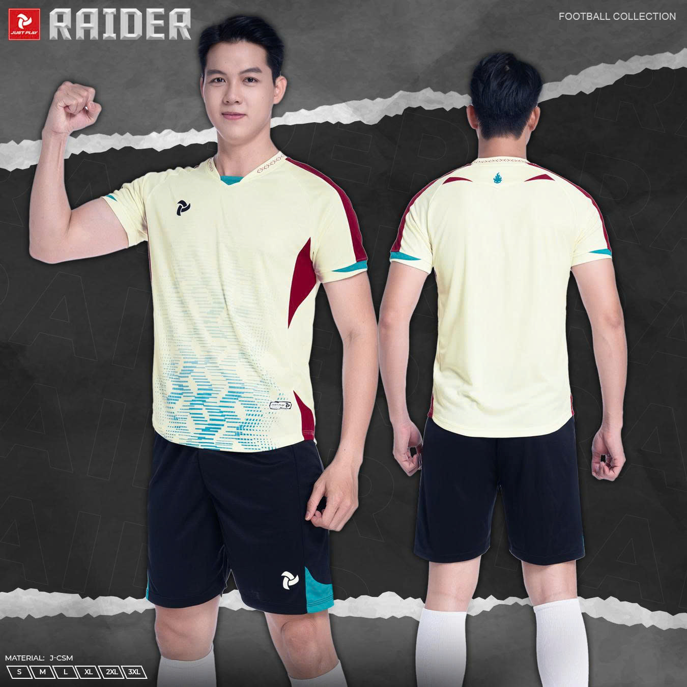 Mẫu áo bóng đá đẹp Raider