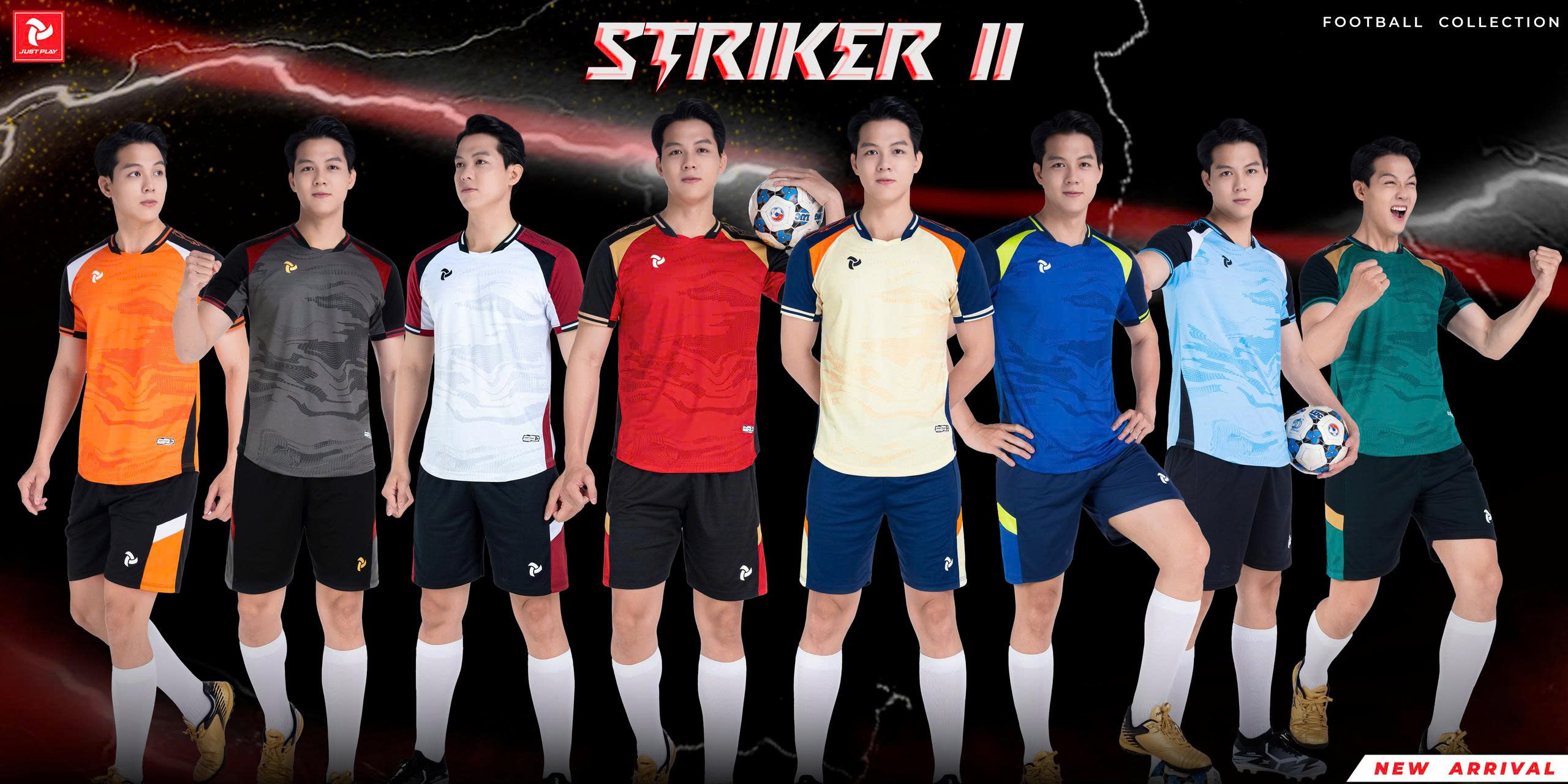 Mẫu áo bóng đá Striker II