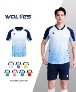 Quần Áo Bóng Đá Wolves Just Play - Màu Xanh Biển