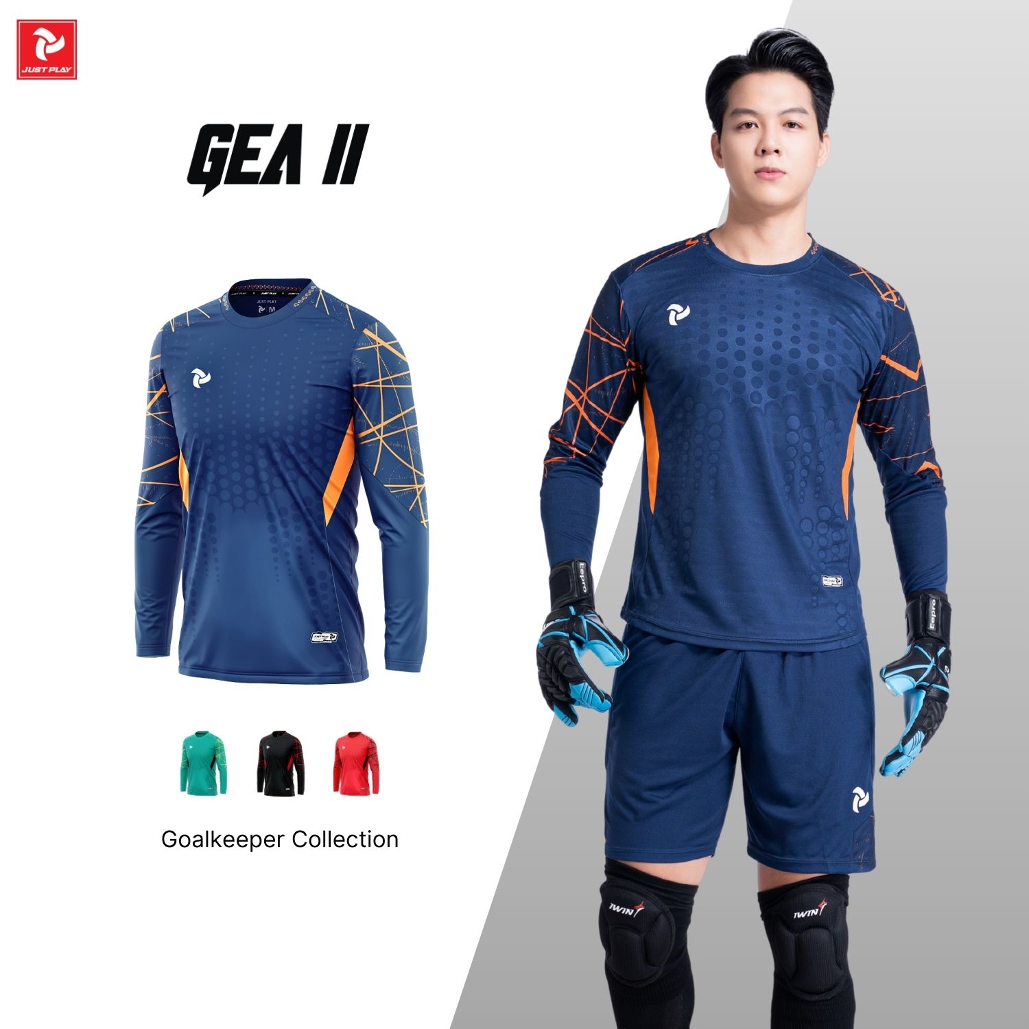 Thủ môn Gea II màu xanh đen