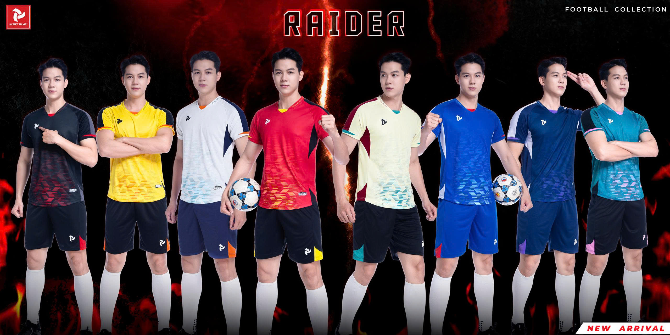 Quần áo bóng đá đẹp Raider