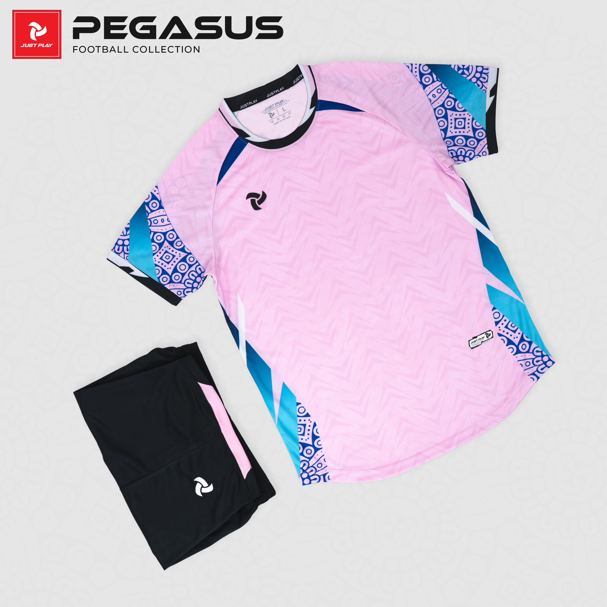quần áo bóng đá pegasus màu hồng