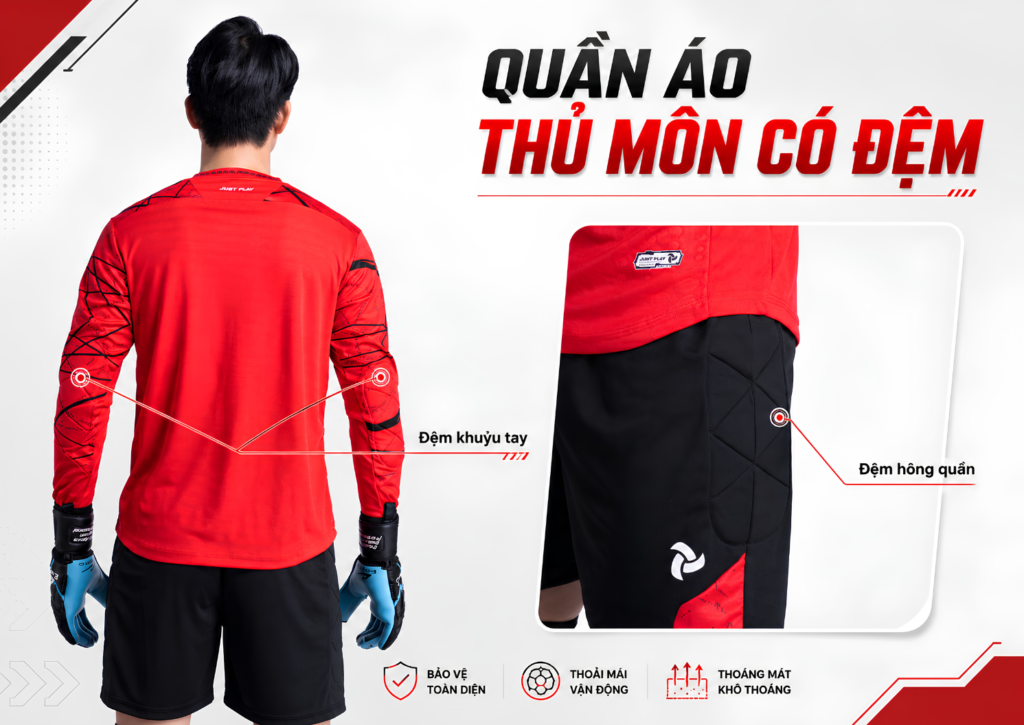 QUẦN ÁO THỦ MÔN CÓ ĐỆM