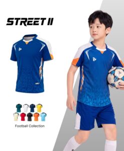 Quần Áo Bóng Đá Trẻ Em Street II Just Play - Màu Xanh Bích