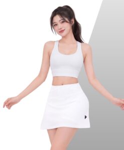 Váy Thể Thao Nữ Just Play SK02 - Màu Trắng