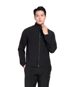 Áo Khoác Thể Thao Nam MJK2 Just Play – Màu Đen