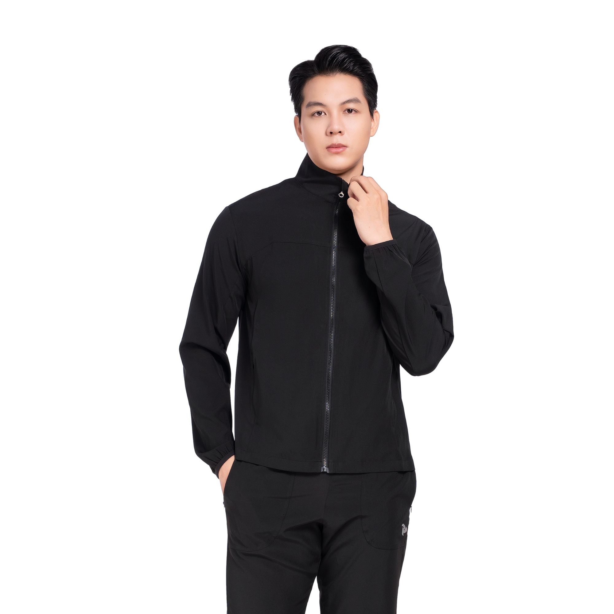 Áo Khoác Thể Thao Nam MJK2 Just Play – Màu Đen