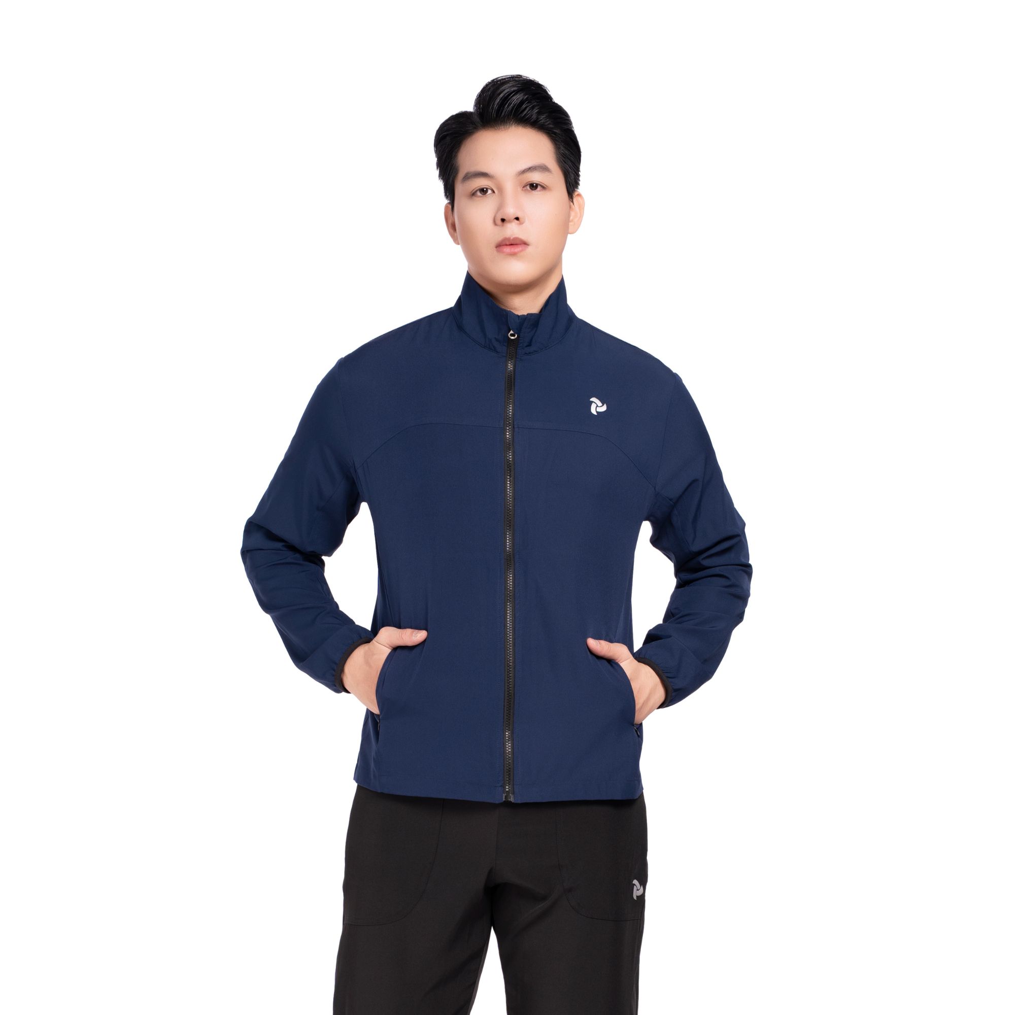 Áo Khoác Thể Thao Nam MJK2 Just Play – Màu Xanh Đen